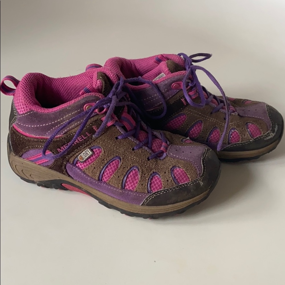 Adorable girls hiking boots
